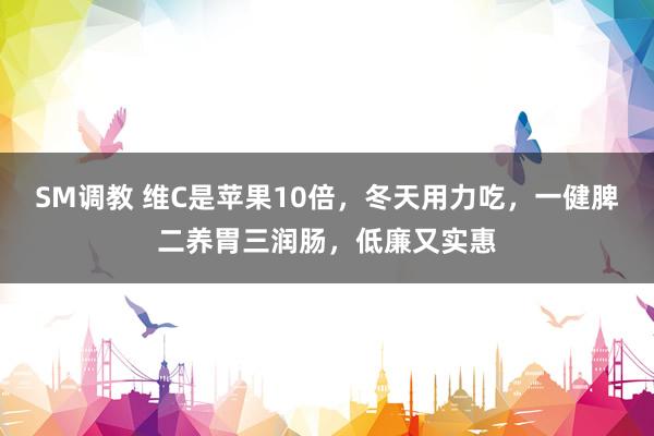 SM调教 维C是苹果10倍，冬天用力吃，一健脾二养胃三润肠，低廉又实惠