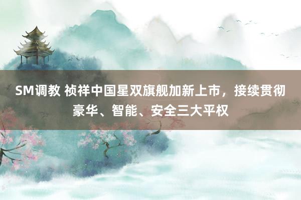 SM调教 祯祥中国星双旗舰加新上市，接续贯彻豪华、智能、安全三大平权