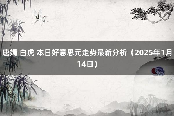 唐嫣 白虎 本日好意思元走势最新分析（2025年1月14日）