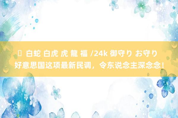 ✨白蛇 白虎 虎 龍 福 /24k 御守り お守り 好意思国这项最新民调，令东说念主深念念！