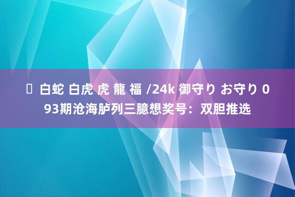 ✨白蛇 白虎 虎 龍 福 /24k 御守り お守り 093期沧海胪列三臆想奖号：双胆推选